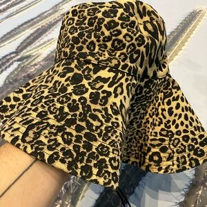 Leopard Print Women's Bucket Hat